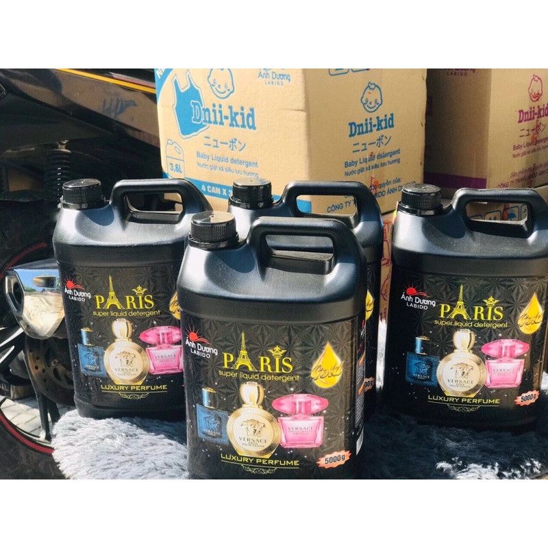 Nước Giặt Paris Thái Lan 5 lít hương nước hoa ( giặt xả 5in1)